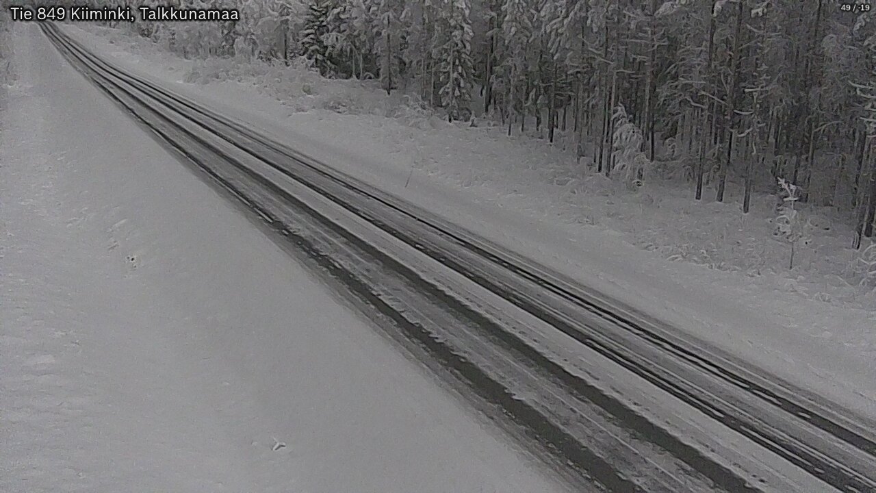 Kelikamerat Kuva Tie 849 Kiiminki, Talkkunamaa, Oulu, Pohjois-Pohjanmaa