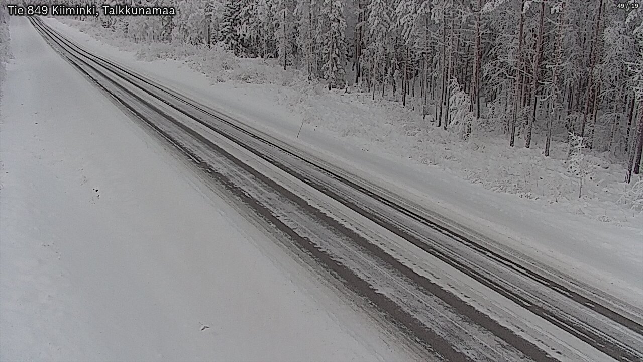 Weather Camera Image Road 849 Kiiminki, Talkkunamaa, Oulu, Pohjois-Pohjanmaa