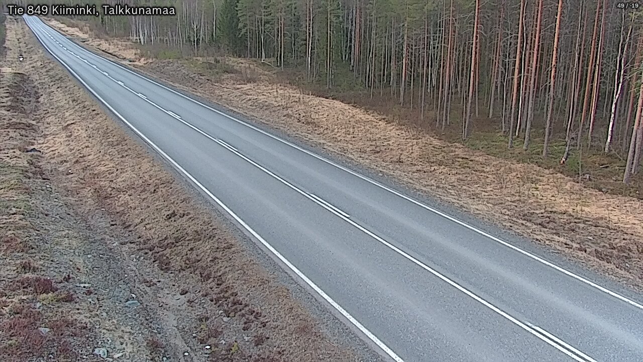 Kelikamerat Kuva Tie 849 Kiiminki, Talkkunamaa, Oulu, Pohjois-Pohjanmaa
