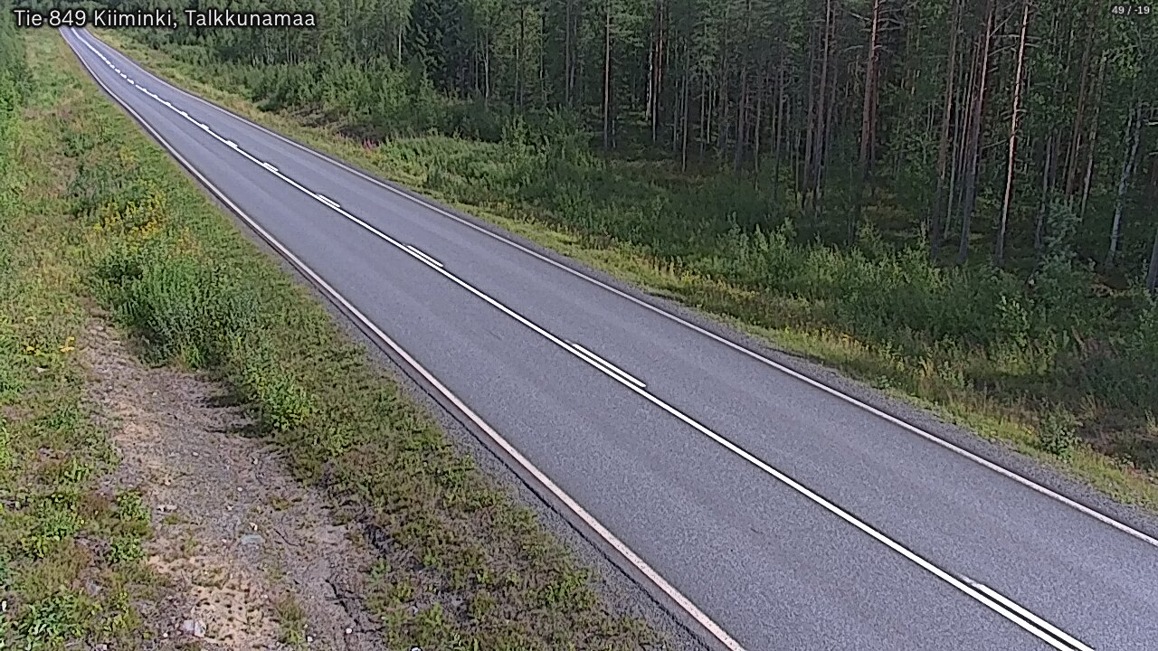 Kelikamerat Kuva Tie 849 Kiiminki, Talkkunamaa, Oulu, Pohjois-Pohjanmaa