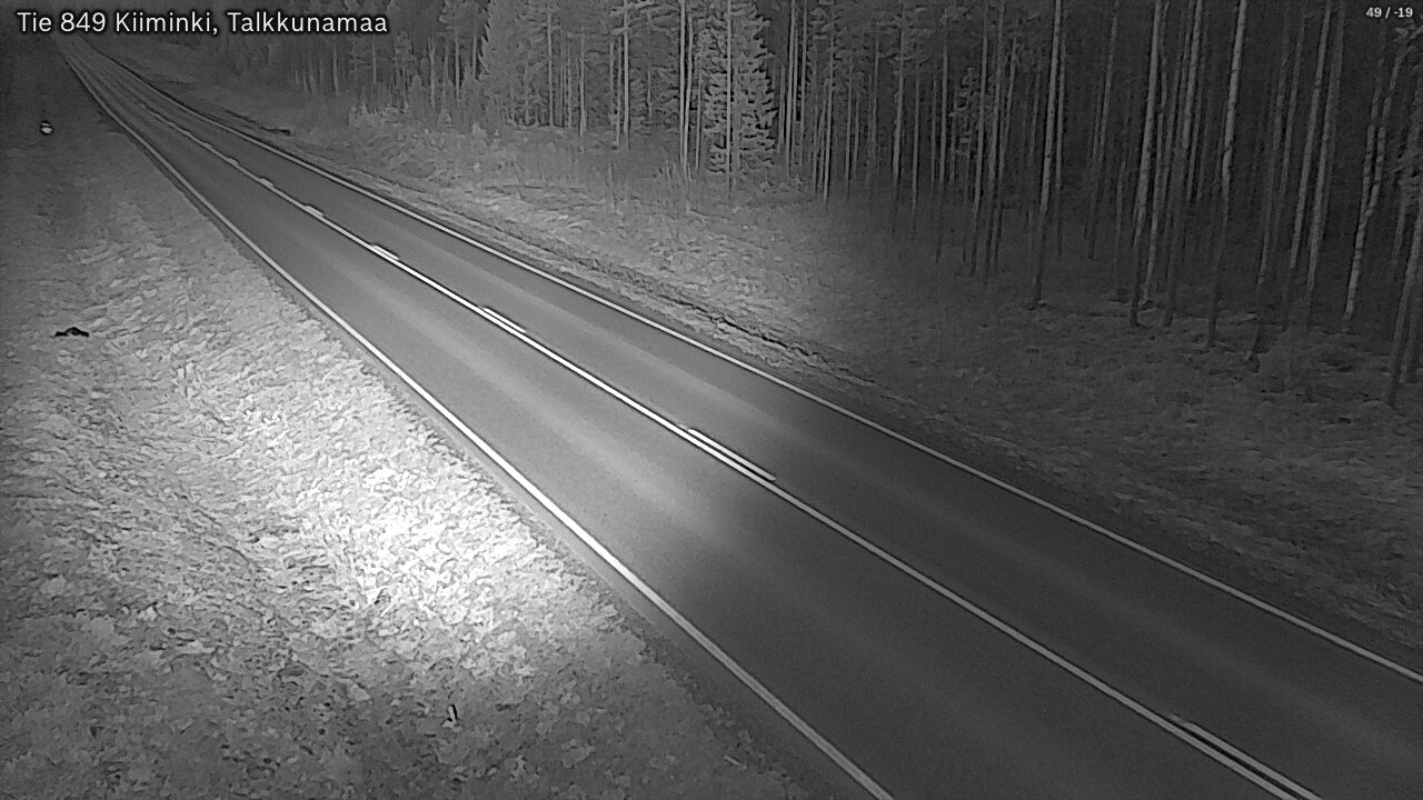 Kelikamerat Kuva Tie 849 Kiiminki, Talkkunamaa, Oulu, Pohjois-Pohjanmaa