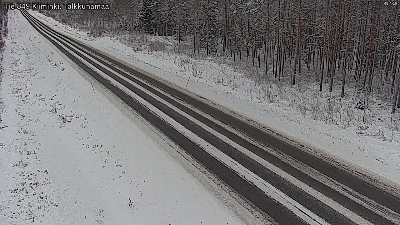 Kelikamerat Kuva Tie 849 Kiiminki, Talkkunamaa, Oulu, Pohjois-Pohjanmaa