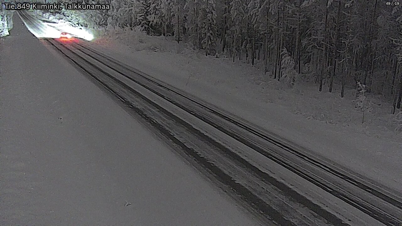 Kelikamerat Kuva Tie 849 Kiiminki, Talkkunamaa, Oulu, Pohjois-Pohjanmaa