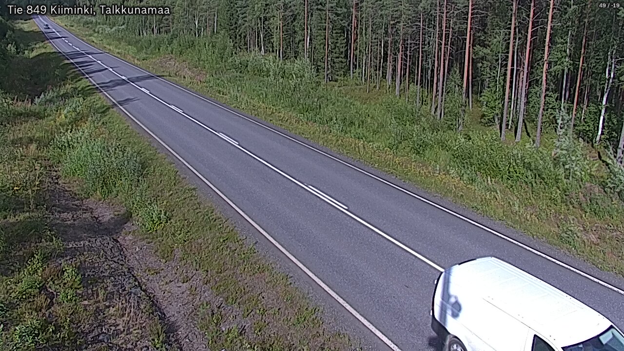 Weather Camera Image Road 849 Kiiminki, Talkkunamaa, Oulu, Pohjois-Pohjanmaa