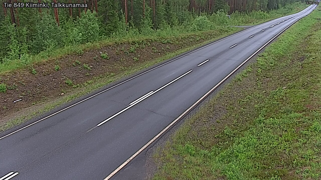 Kelikamerat Kuva Tie 849 Kiiminki, Talkkunamaa, Oulu, Pohjois-Pohjanmaa