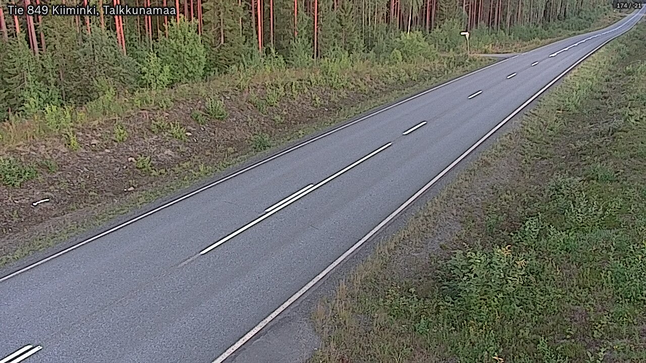 Kelikamerat Kuva Tie 849 Kiiminki, Talkkunamaa, Oulu, Pohjois-Pohjanmaa