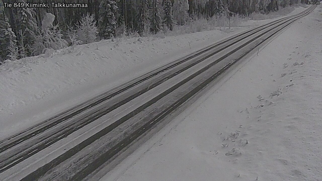 Kelikamerat Kuva Tie 849 Kiiminki, Talkkunamaa, Oulu, Pohjois-Pohjanmaa