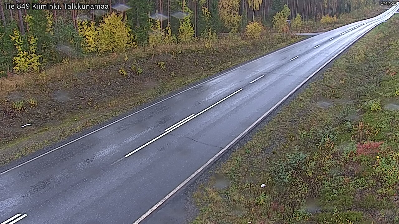 Kelikamerat Kuva Tie 849 Kiiminki, Talkkunamaa, Oulu, Pohjois-Pohjanmaa