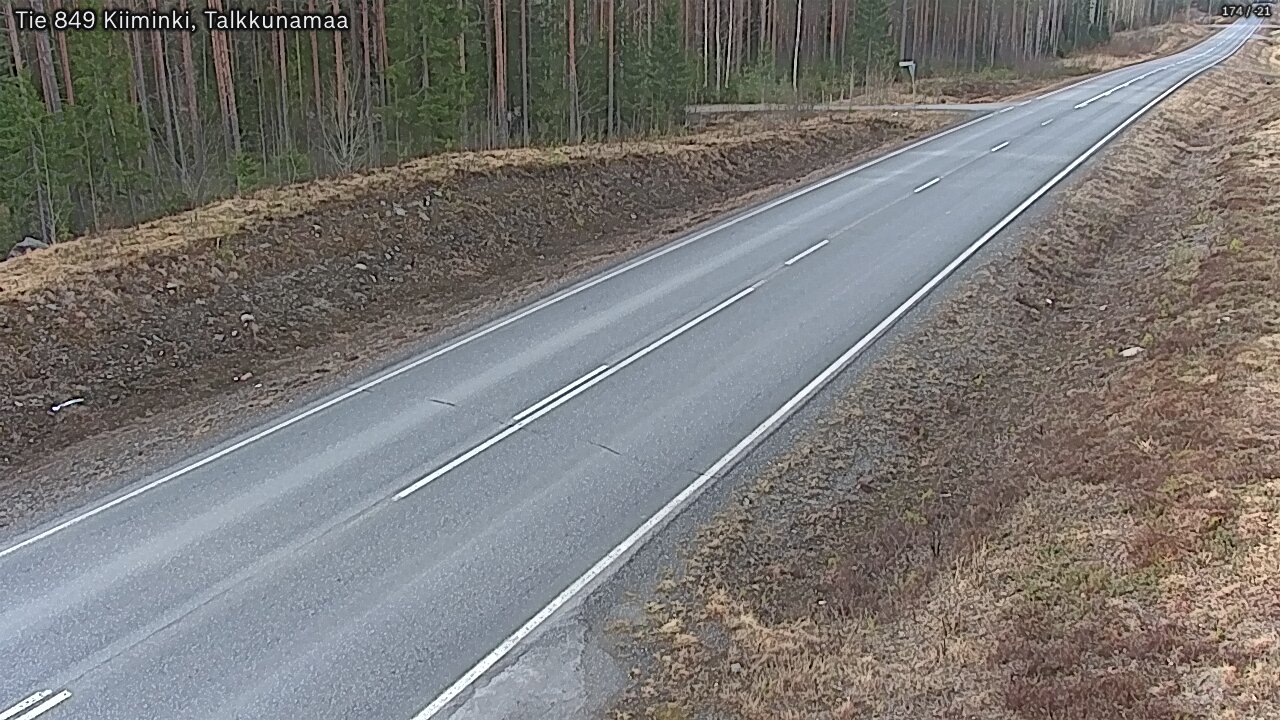 Kelikamerat Kuva Tie 849 Kiiminki, Talkkunamaa, Oulu, Pohjois-Pohjanmaa