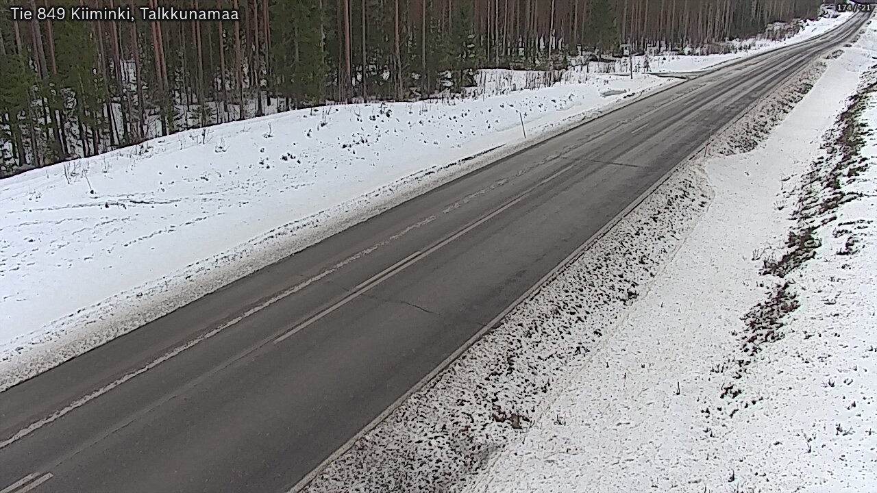 Kelikamerat Kuva Tie 849 Kiiminki, Talkkunamaa, Oulu, Pohjois-Pohjanmaa