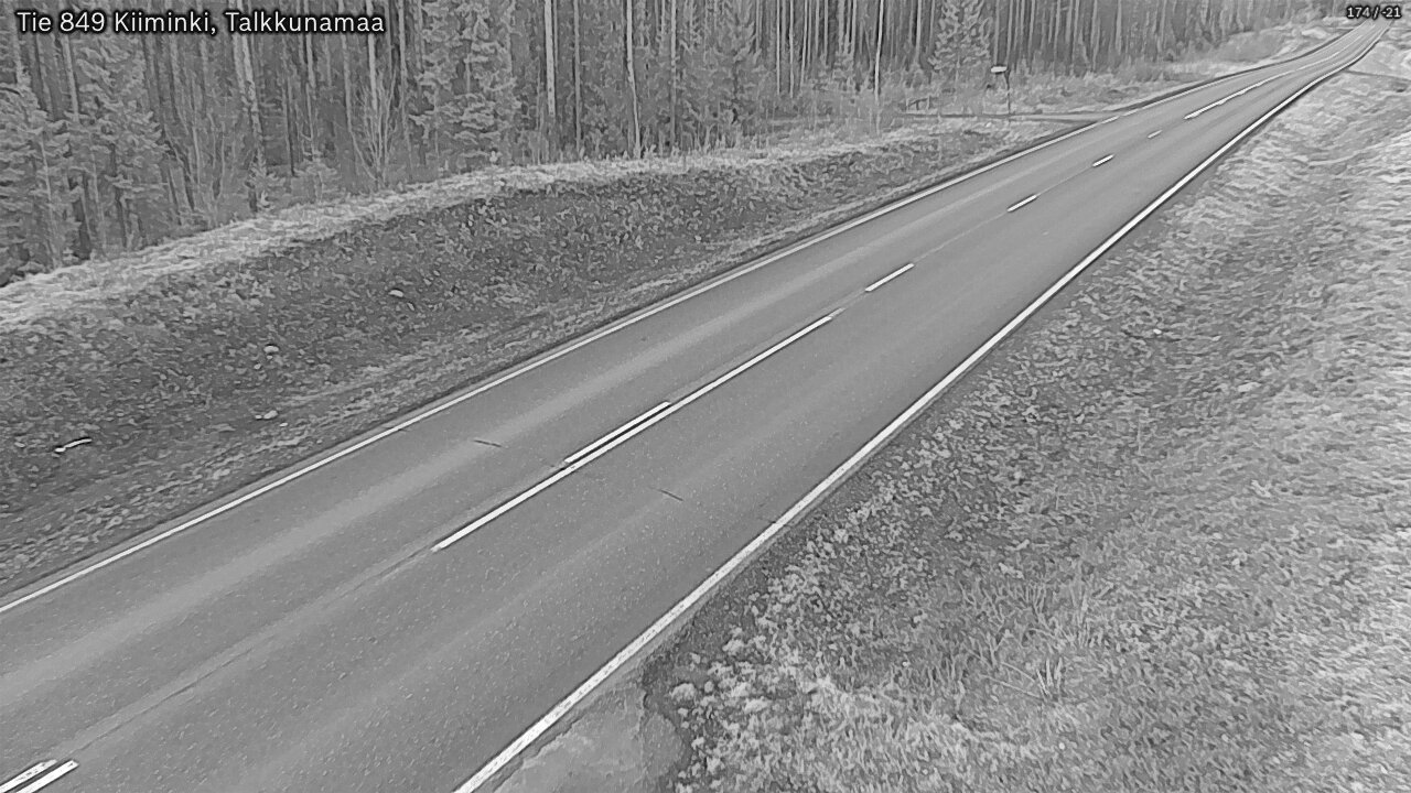 Kelikamerat Kuva Tie 849 Kiiminki, Talkkunamaa, Oulu, Pohjois-Pohjanmaa