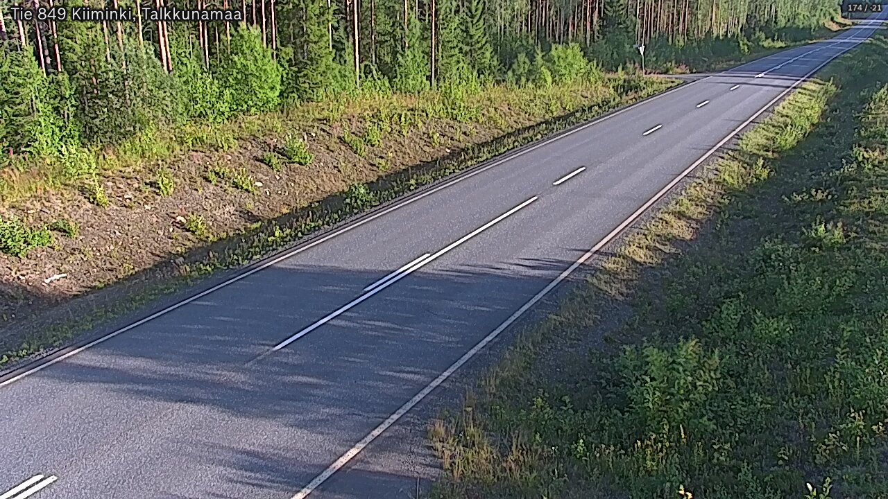 Kelikamerat Kuva Tie 849 Kiiminki, Talkkunamaa, Oulu, Pohjois-Pohjanmaa