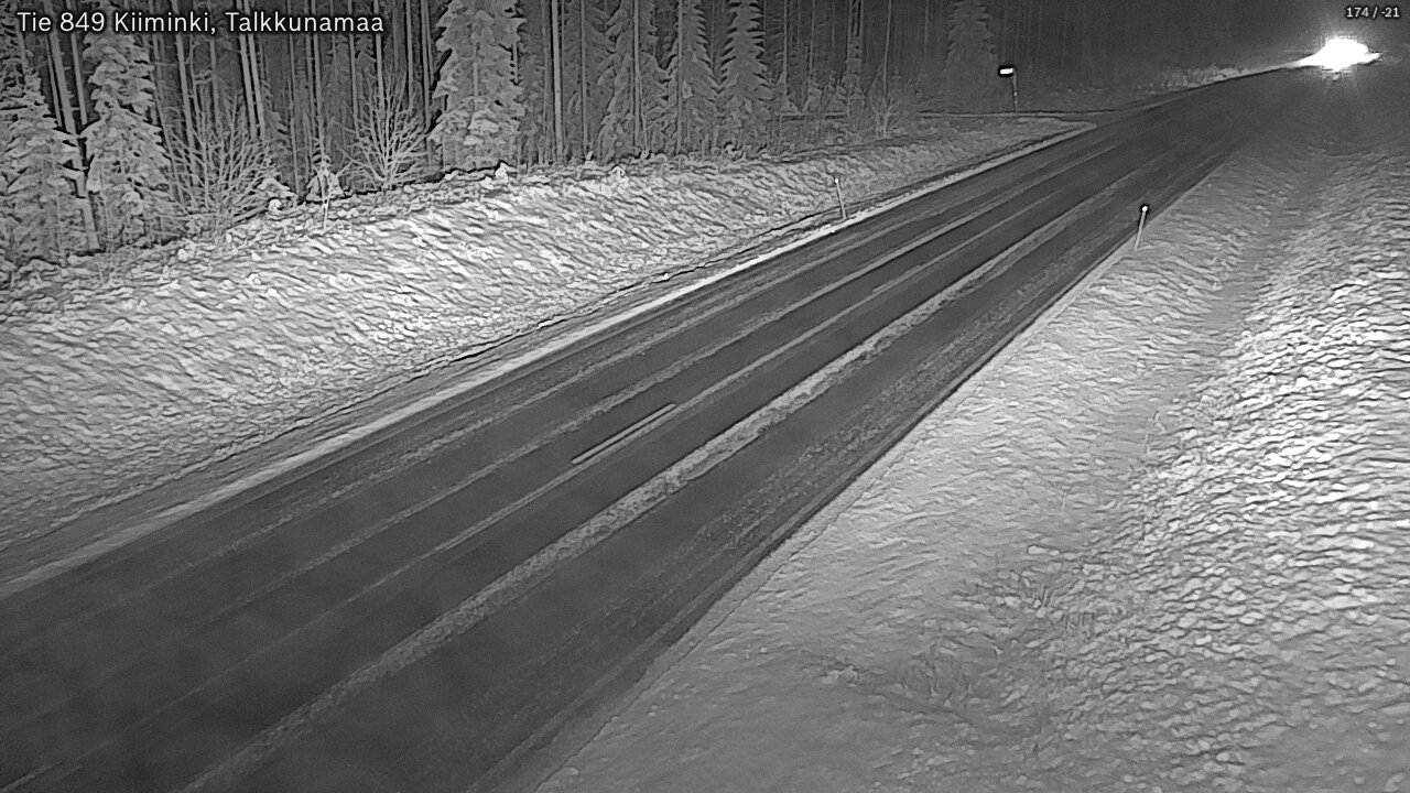 Kelikamerat Kuva Tie 849 Kiiminki, Talkkunamaa, Oulu, Pohjois-Pohjanmaa