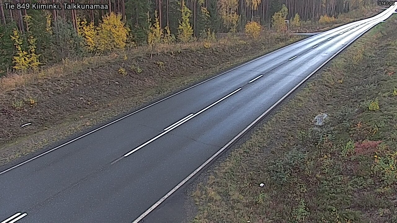 Kelikamerat Kuva Tie 849 Kiiminki, Talkkunamaa, Oulu, Pohjois-Pohjanmaa