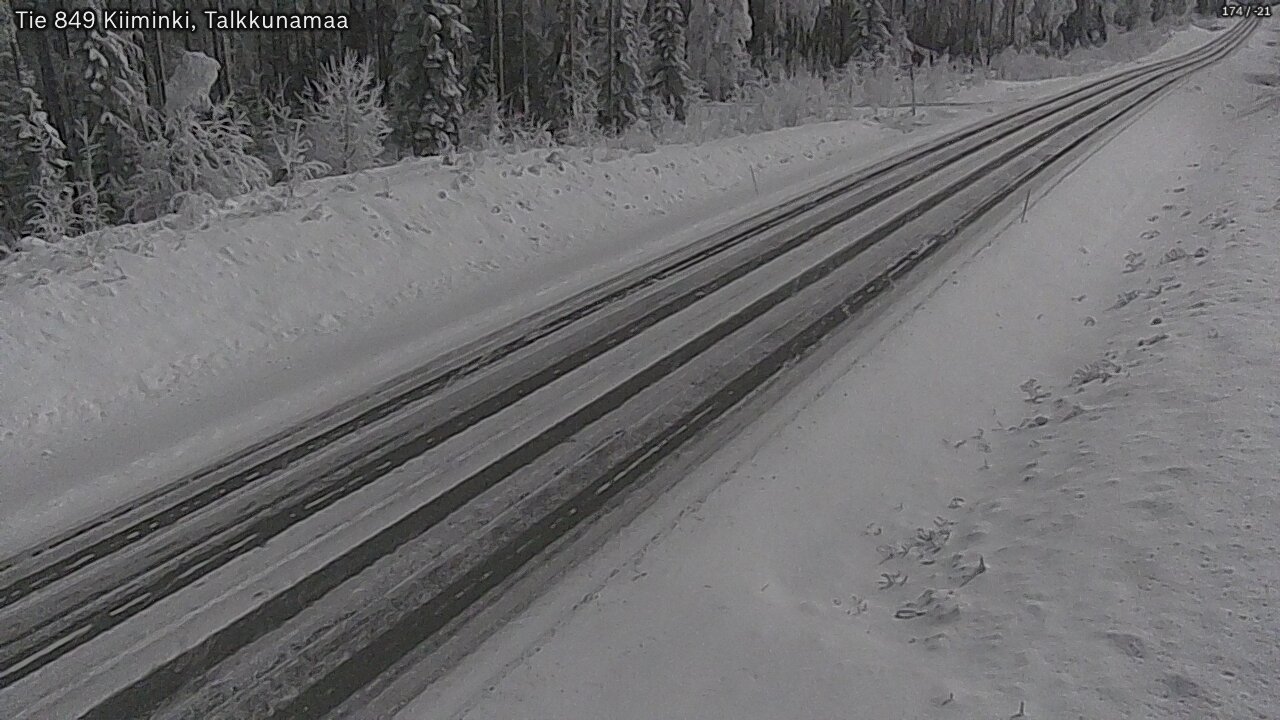 Kelikamerat Kuva Tie 849 Kiiminki, Talkkunamaa, Oulu, Pohjois-Pohjanmaa