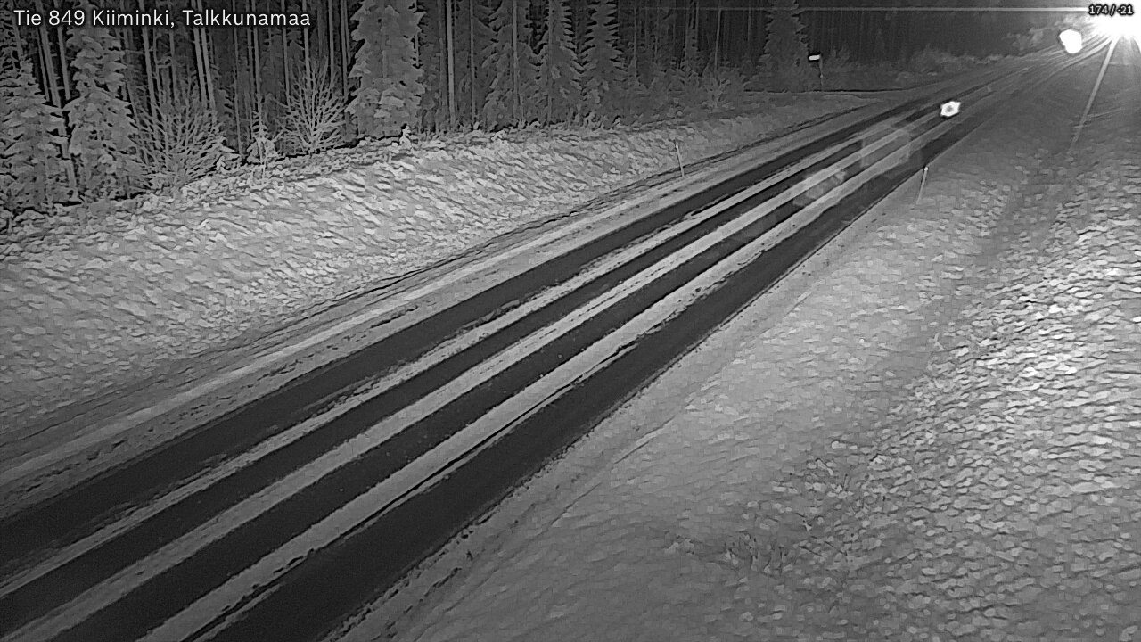 Kelikamerat Kuva Tie 849 Kiiminki, Talkkunamaa, Oulu, Pohjois-Pohjanmaa