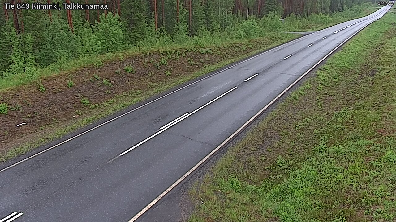 Kelikamerat Kuva Tie 849 Kiiminki, Talkkunamaa, Oulu, Pohjois-Pohjanmaa