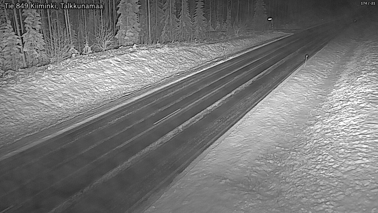 Kelikamerat Kuva Tie 849 Kiiminki, Talkkunamaa, Oulu, Pohjois-Pohjanmaa