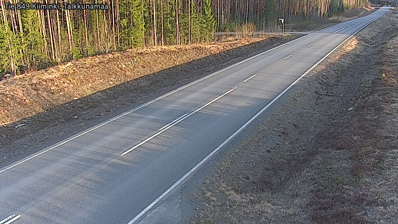 Kelikamerat Kuva Tie 849 Kiiminki, Talkkunamaa, Oulu, Pohjois-Pohjanmaa