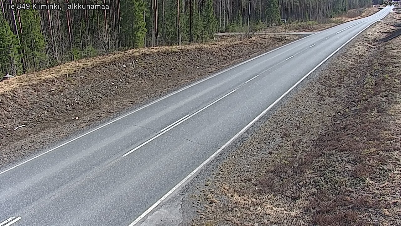 Kelikamerat Kuva Tie 849 Kiiminki, Talkkunamaa, Oulu, Pohjois-Pohjanmaa