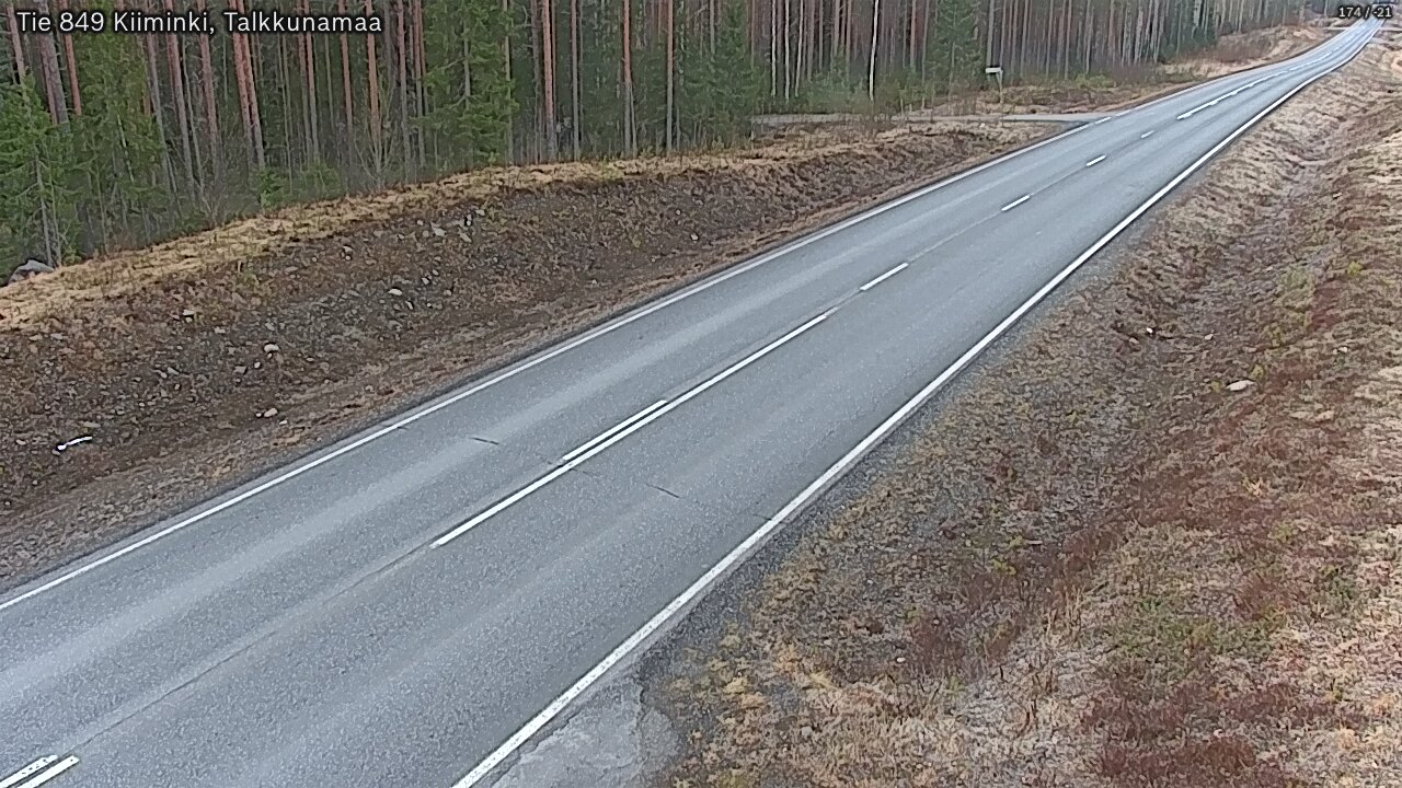 Kelikamerat Kuva Tie 849 Kiiminki, Talkkunamaa, Oulu, Pohjois-Pohjanmaa
