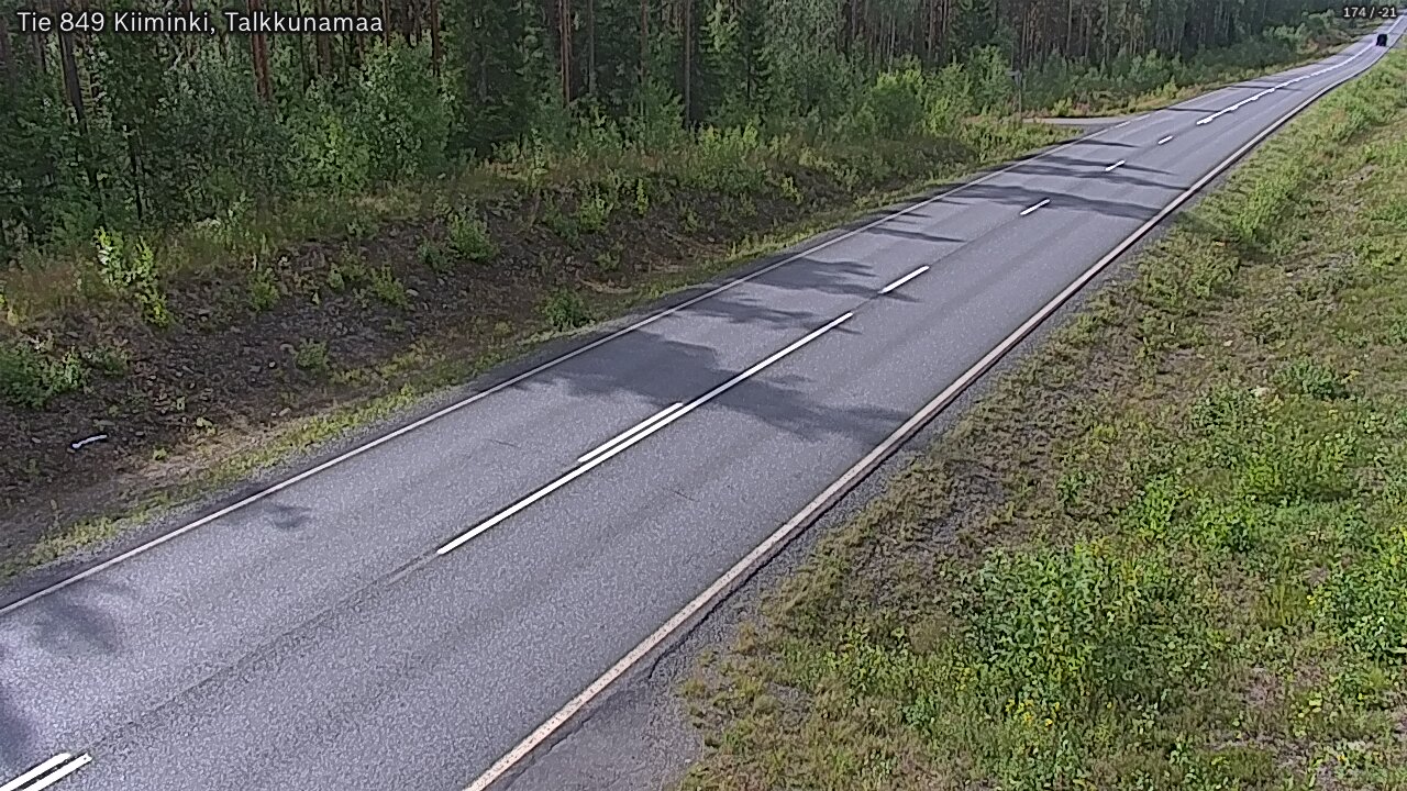 Weather Camera Image Road 849 Kiiminki, Talkkunamaa, Oulu, Pohjois-Pohjanmaa