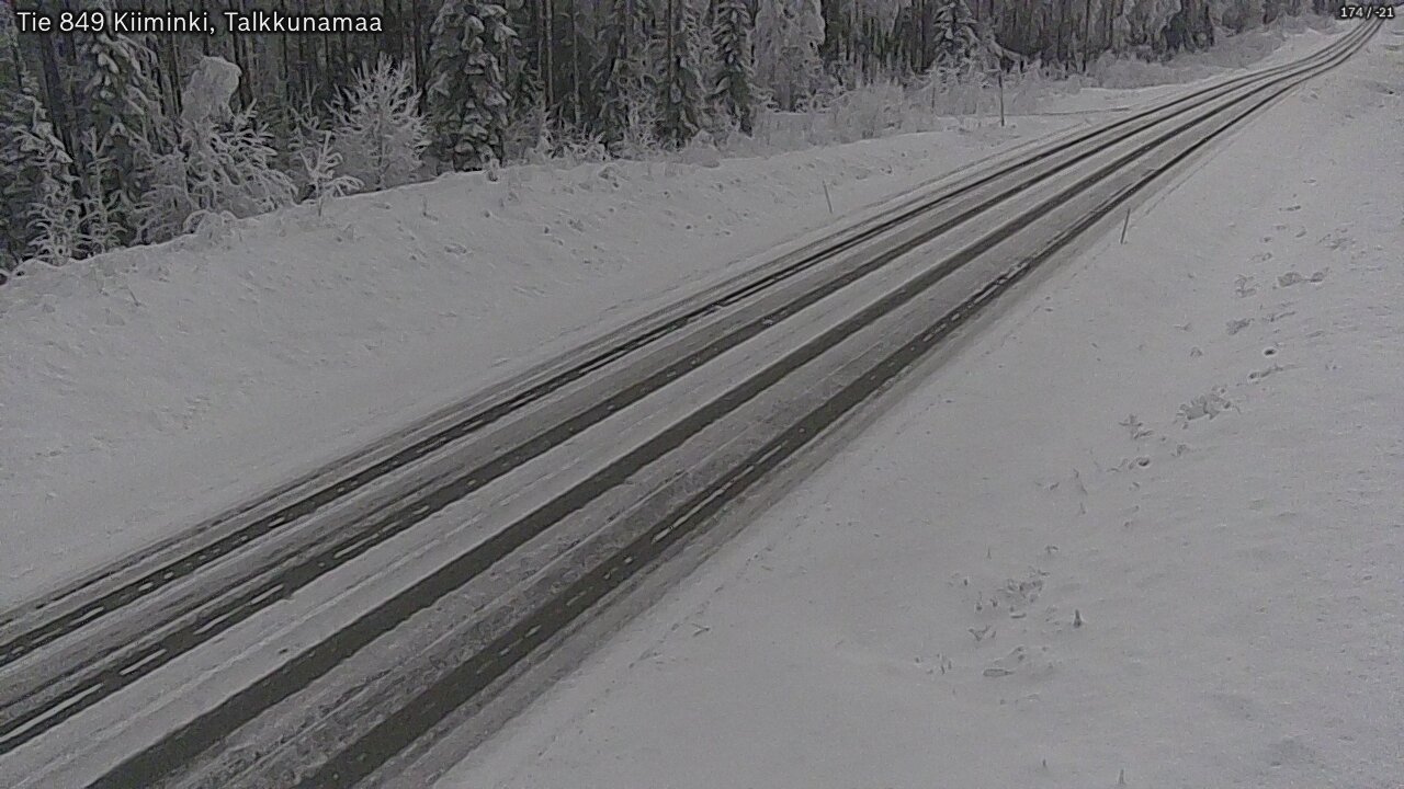 Kelikamerat Kuva Tie 849 Kiiminki, Talkkunamaa, Oulu, Pohjois-Pohjanmaa