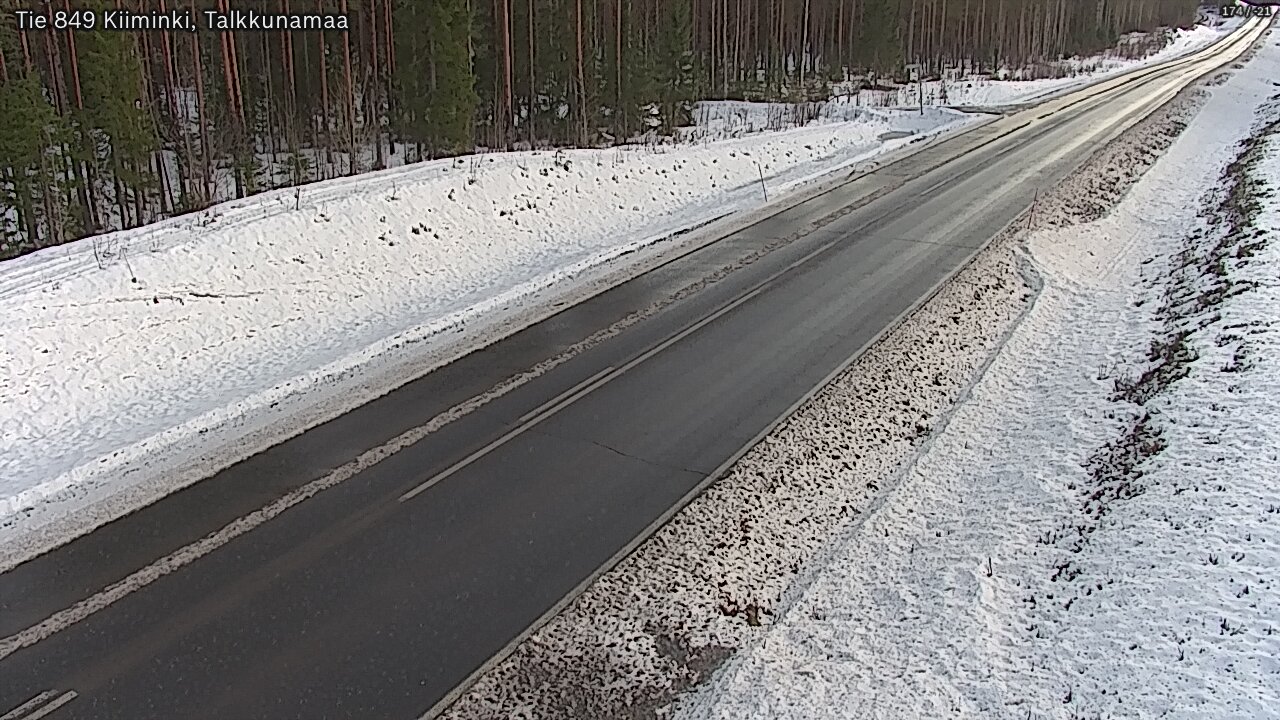 Kelikamerat Kuva Tie 849 Kiiminki, Talkkunamaa, Oulu, Pohjois-Pohjanmaa