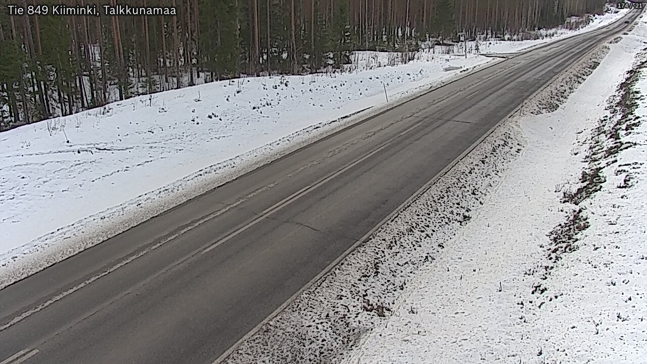 Kelikamerat Kuva Tie 849 Kiiminki, Talkkunamaa, Oulu, Pohjois-Pohjanmaa