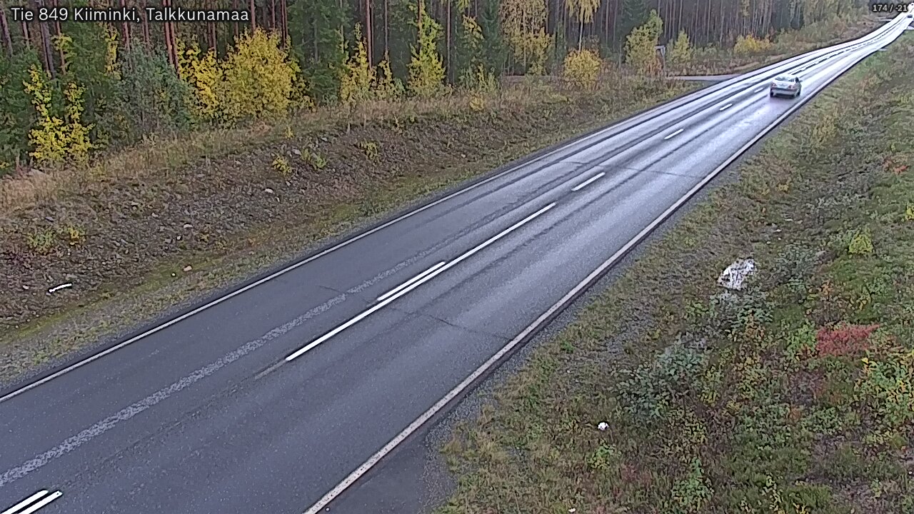 Kelikamerat Kuva Tie 849 Kiiminki, Talkkunamaa, Oulu, Pohjois-Pohjanmaa