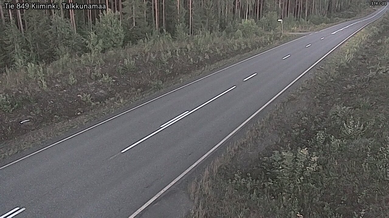 Kelikamerat Kuva Tie 849 Kiiminki, Talkkunamaa, Oulu, Pohjois-Pohjanmaa