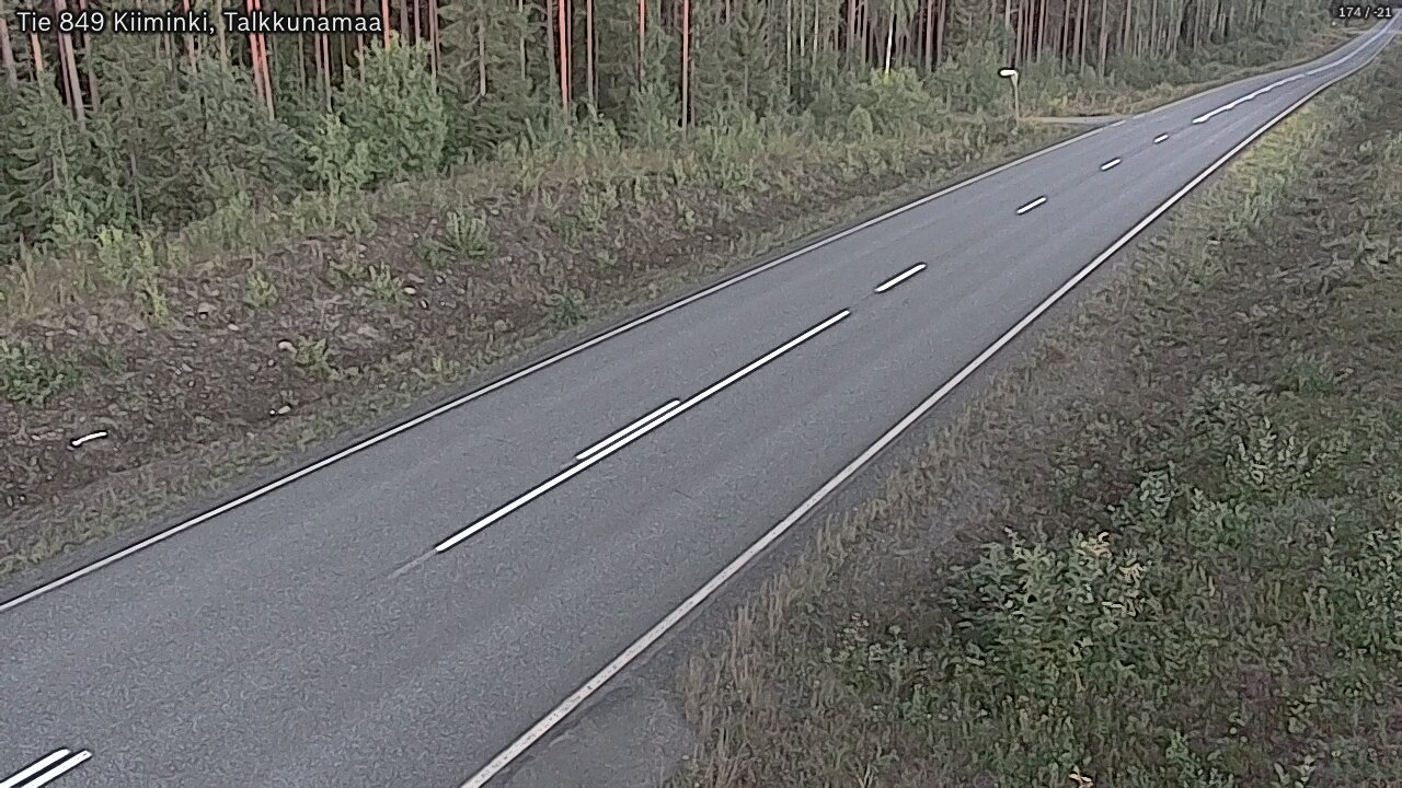 Kelikamerat Kuva Tie 849 Kiiminki, Talkkunamaa, Oulu, Pohjois-Pohjanmaa