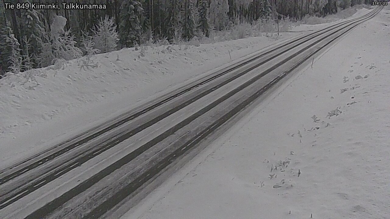 Kelikamerat Kuva Tie 849 Kiiminki, Talkkunamaa, Oulu, Pohjois-Pohjanmaa