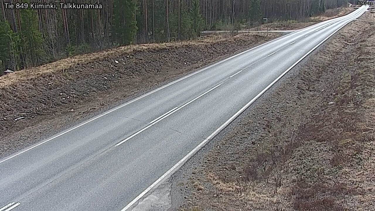 Kelikamerat Kuva Tie 849 Kiiminki, Talkkunamaa, Oulu, Pohjois-Pohjanmaa