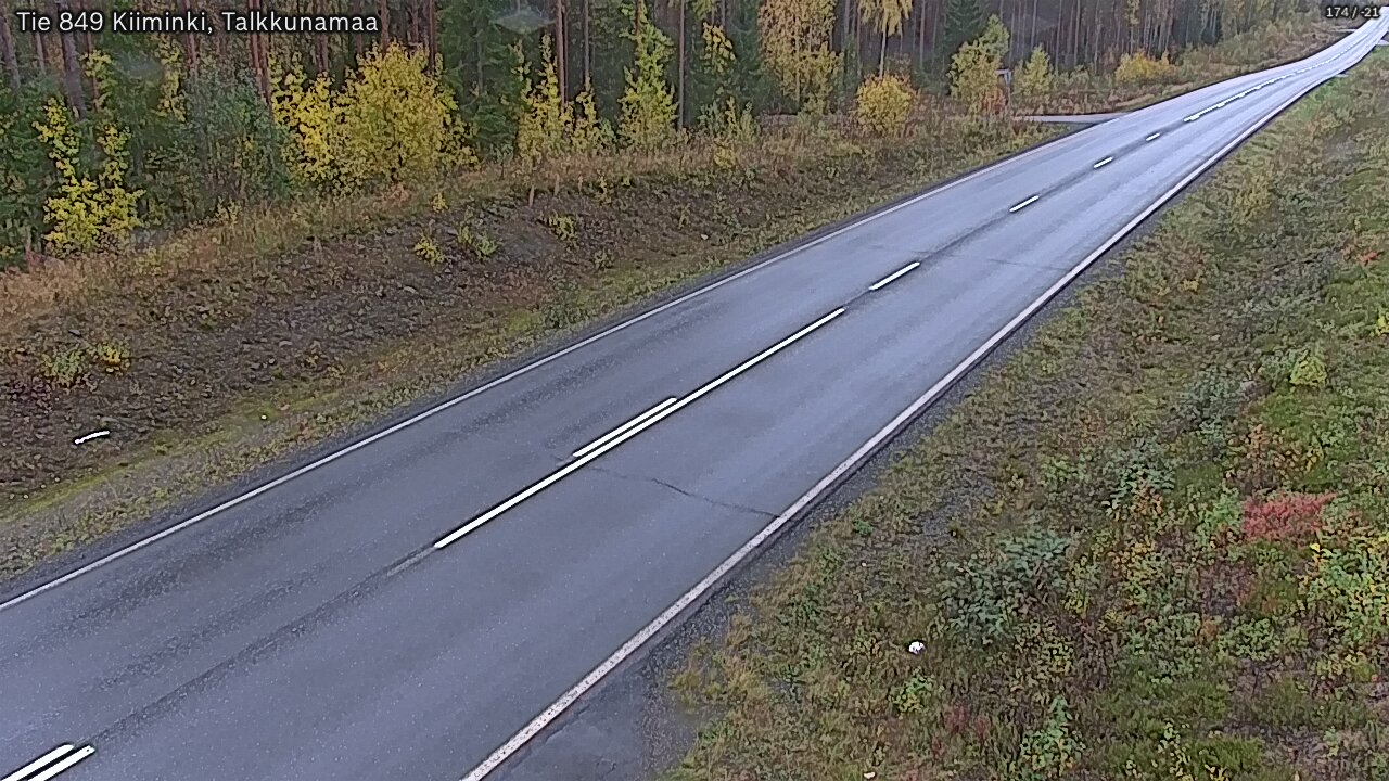 Kelikamerat Kuva Tie 849 Kiiminki, Talkkunamaa, Oulu, Pohjois-Pohjanmaa
