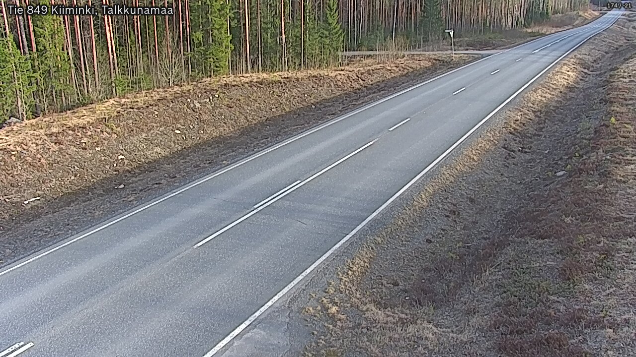 Kelikamerat Kuva Tie 849 Kiiminki, Talkkunamaa, Oulu, Pohjois-Pohjanmaa