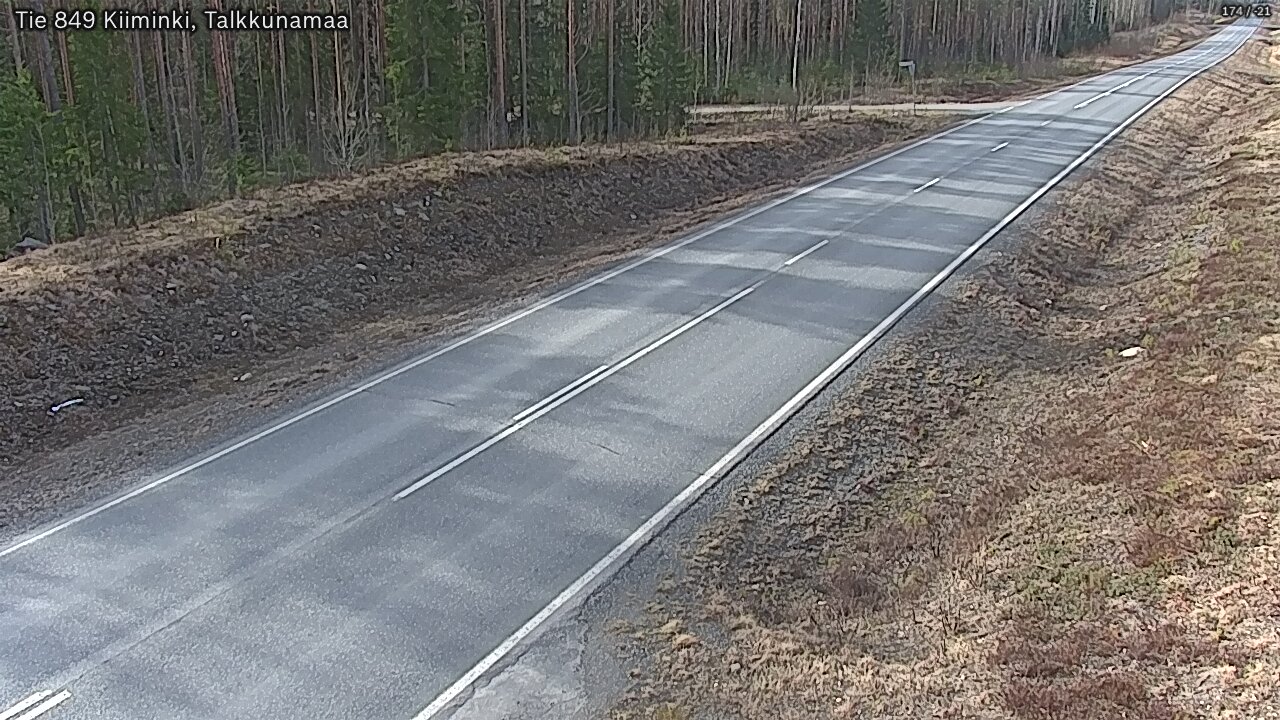 Kelikamerat Kuva Tie 849 Kiiminki, Talkkunamaa, Oulu, Pohjois-Pohjanmaa