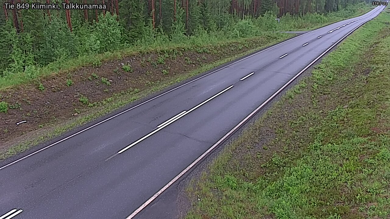 Kelikamerat Kuva Tie 849 Kiiminki, Talkkunamaa, Oulu, Pohjois-Pohjanmaa