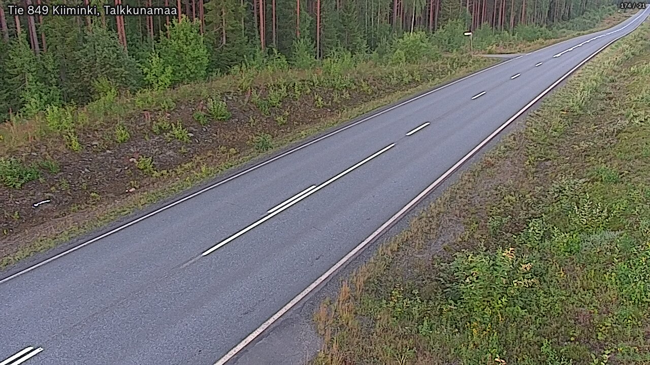 Kelikamerat Kuva Tie 849 Kiiminki, Talkkunamaa, Oulu, Pohjois-Pohjanmaa
