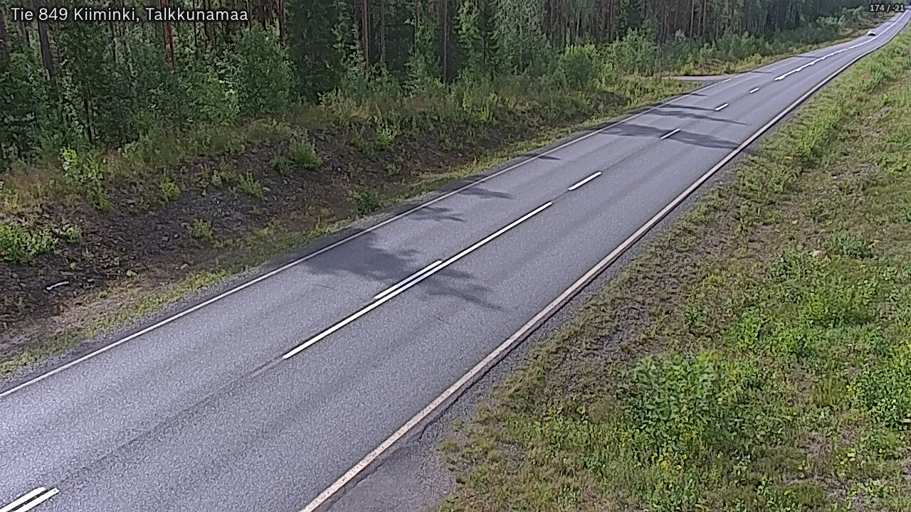 Weather Camera Image Road 849 Kiiminki, Talkkunamaa, Oulu, Pohjois-Pohjanmaa
