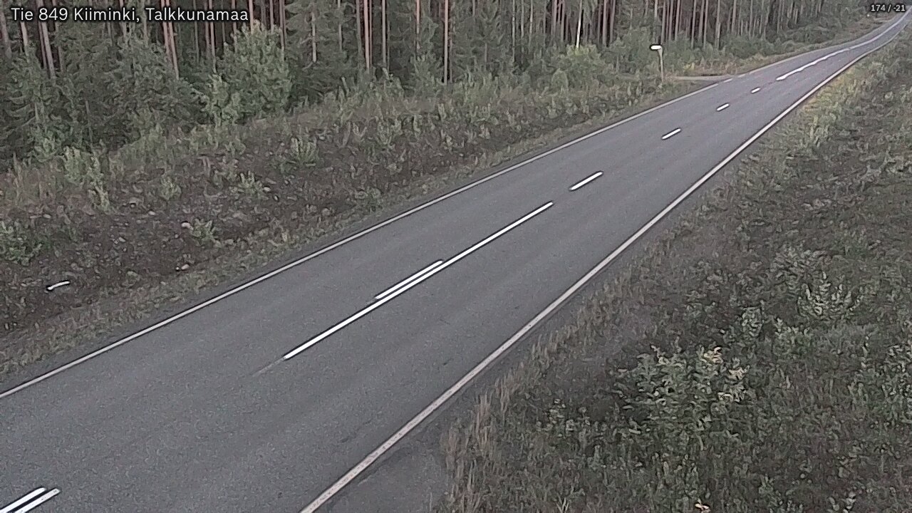 Kelikamerat Kuva Tie 849 Kiiminki, Talkkunamaa, Oulu, Pohjois-Pohjanmaa