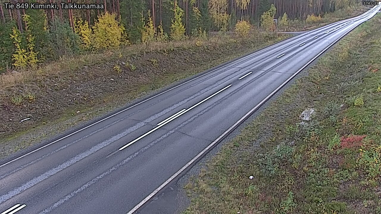 Kelikamerat Kuva Tie 849 Kiiminki, Talkkunamaa, Oulu, Pohjois-Pohjanmaa