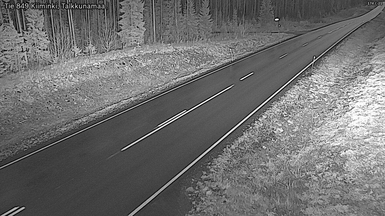 Kelikamerat Kuva Tie 849 Kiiminki, Talkkunamaa, Oulu, Pohjois-Pohjanmaa