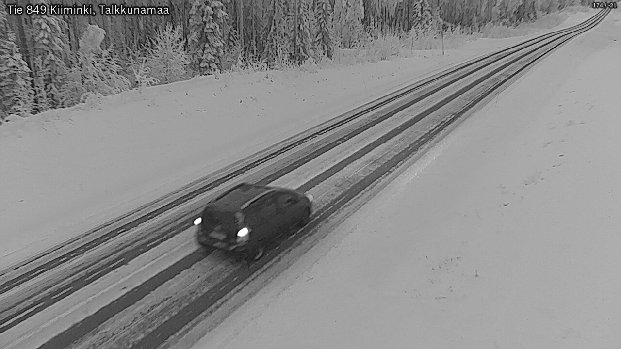 Kelikamerat Kuva Tie 849 Kiiminki, Talkkunamaa, Oulu, Pohjois-Pohjanmaa