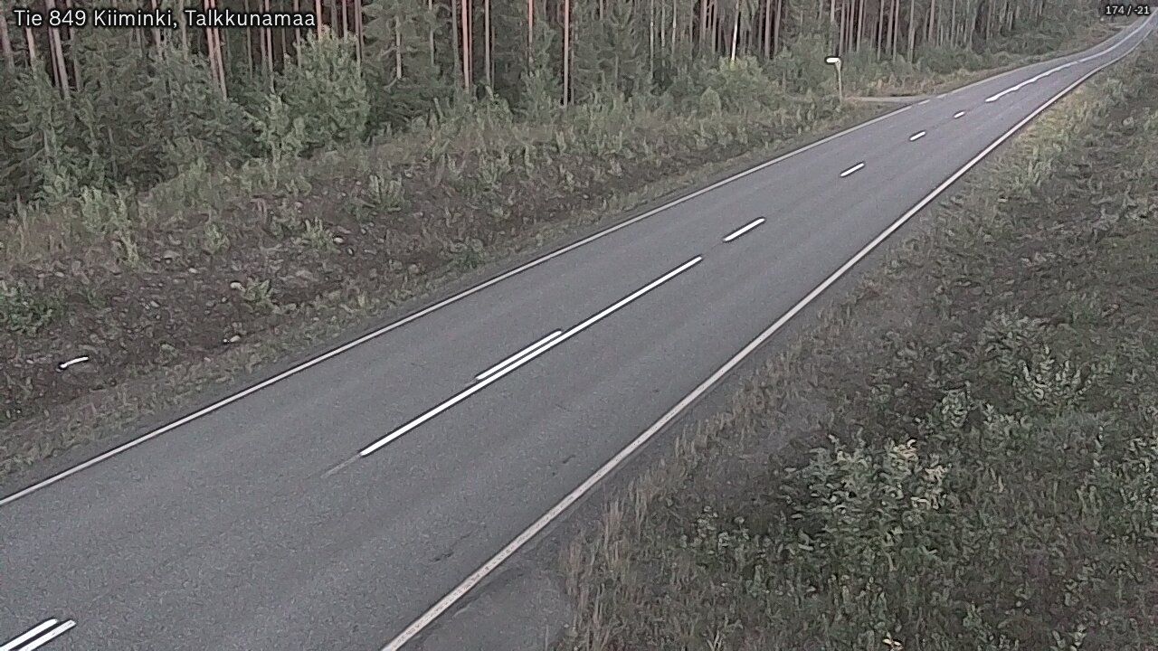 Kelikamerat Kuva Tie 849 Kiiminki, Talkkunamaa, Oulu, Pohjois-Pohjanmaa