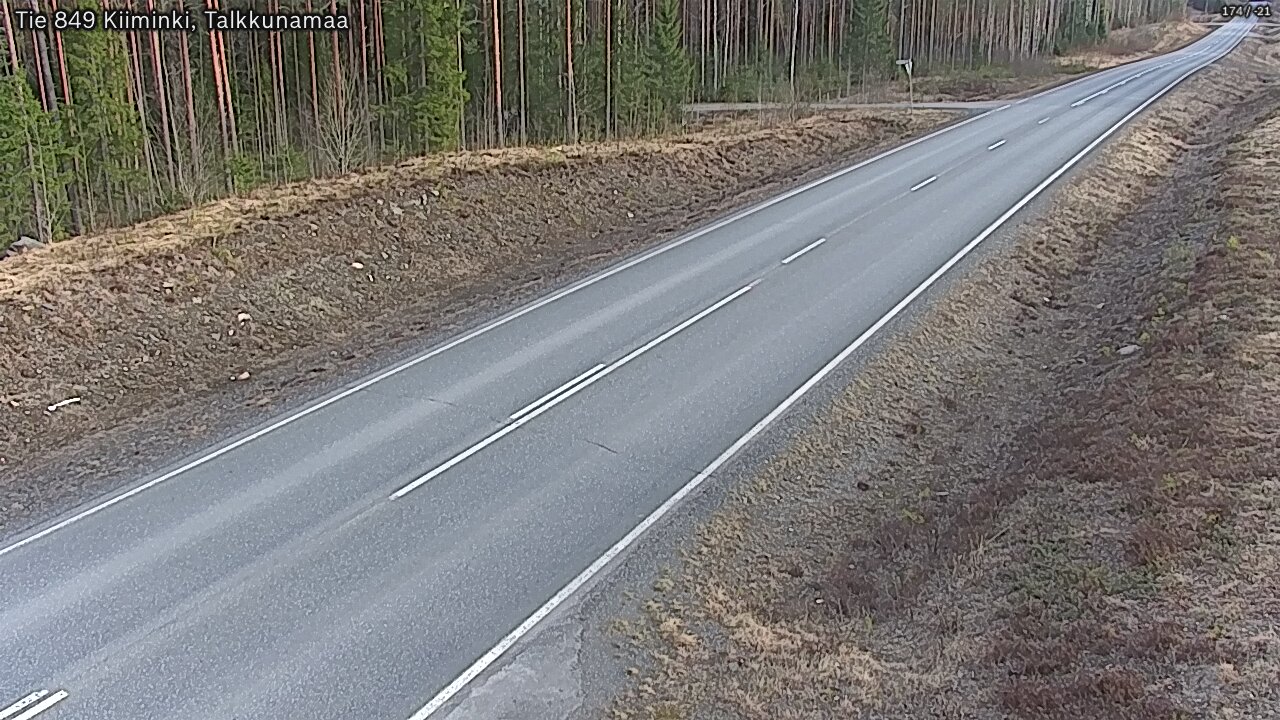 Kelikamerat Kuva Tie 849 Kiiminki, Talkkunamaa, Oulu, Pohjois-Pohjanmaa