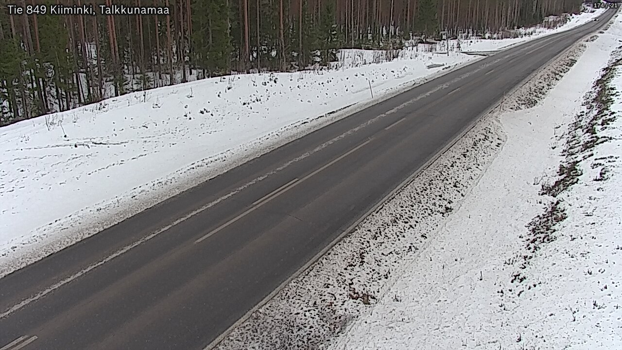 Kelikamerat Kuva Tie 849 Kiiminki, Talkkunamaa, Oulu, Pohjois-Pohjanmaa