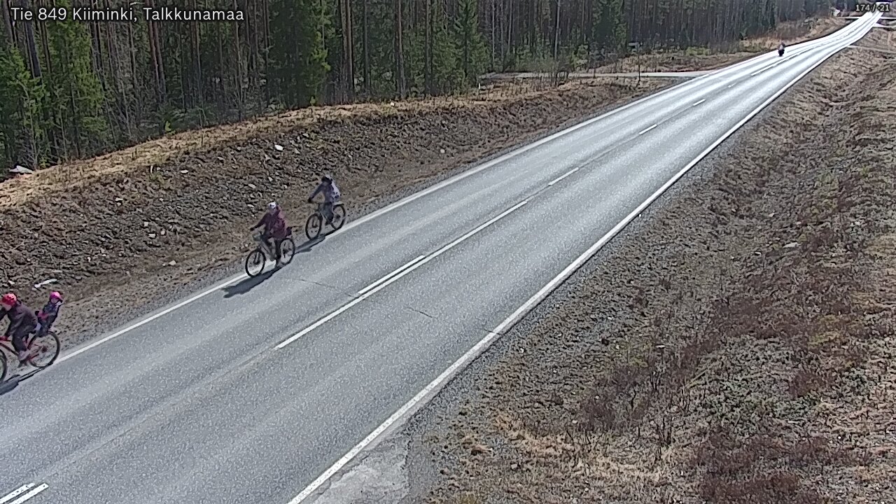 Kelikamerat Kuva Tie 849 Kiiminki, Talkkunamaa, Oulu, Pohjois-Pohjanmaa