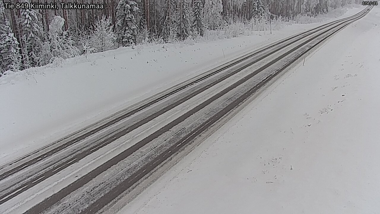 Kelikamerat Kuva Tie 849 Kiiminki, Talkkunamaa, Oulu, Pohjois-Pohjanmaa