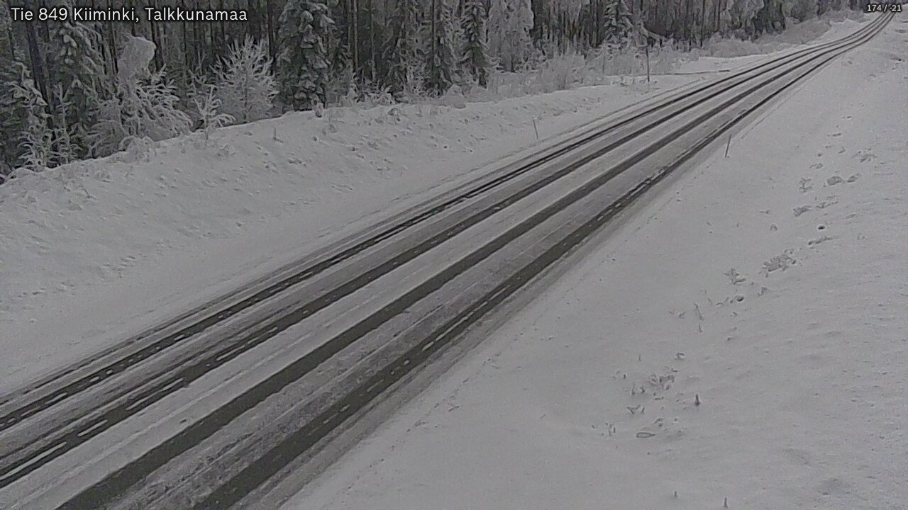 Kelikamerat Kuva Tie 849 Kiiminki, Talkkunamaa, Oulu, Pohjois-Pohjanmaa
